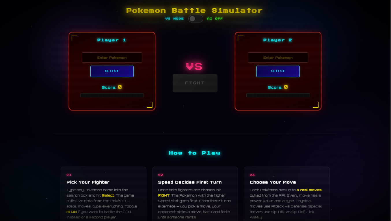 Pokemon KO Battle Screenshot